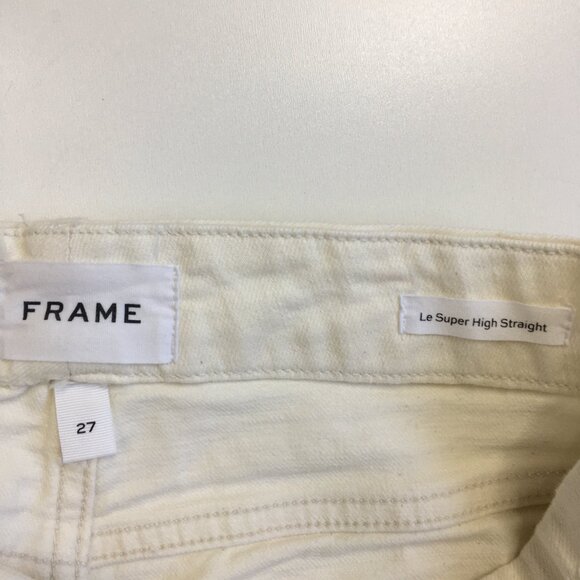 Frame Denim Women's Cream Jeans - Picture 2 of 12